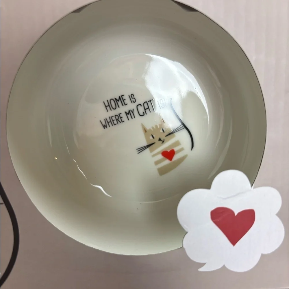 Cat Lovers Ceramic Bowl/Mug Set , NIB
